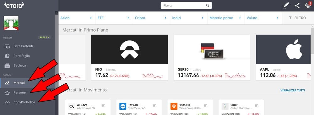 come funziona fare trading con etoro