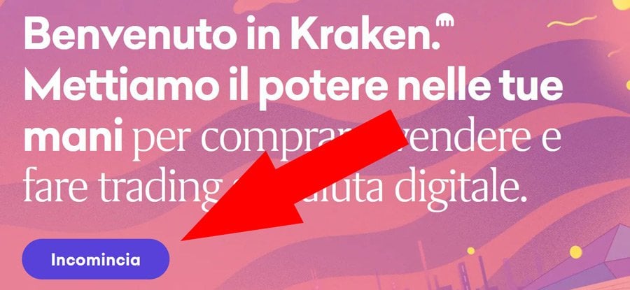 come creare account kraken italia