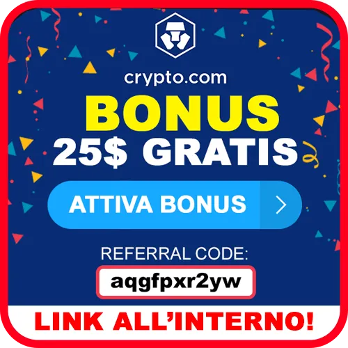 Crypto.com: Come Sbloccare Il Bonus di 25$ (2023)