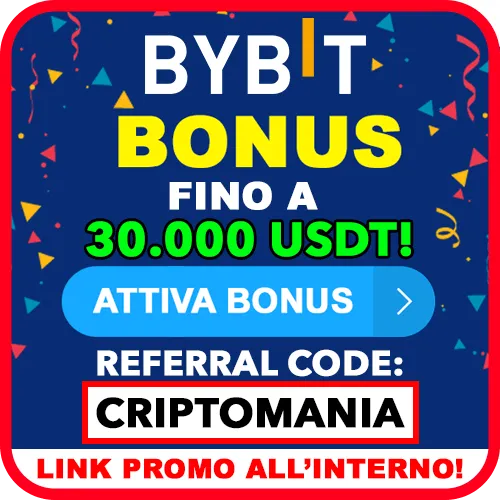 bybit bonus benvenuto promo referral code 30.000 bonus