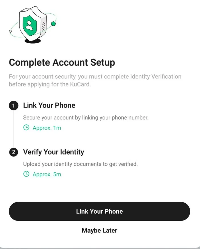 collega telefono a kucoin