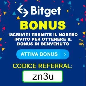 bitget bonus benvenuto