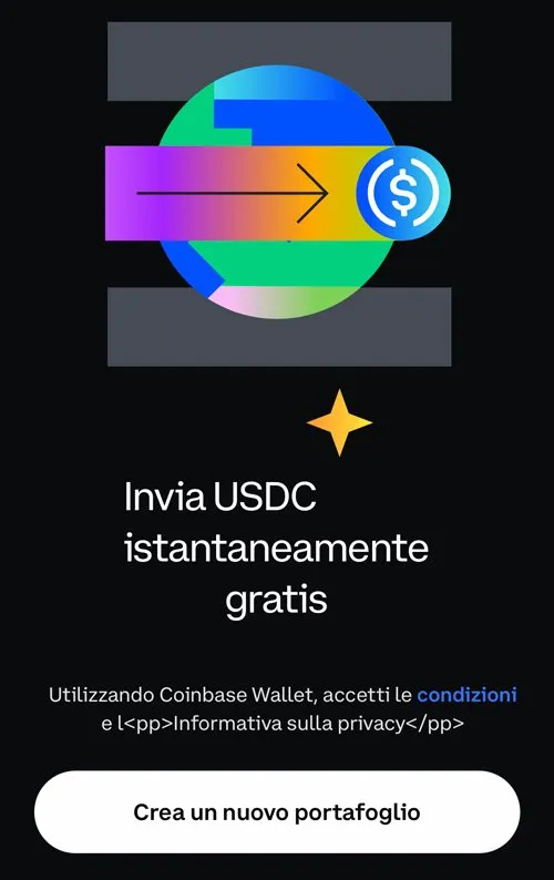 creare nuovo portafoglio coinbase wallet