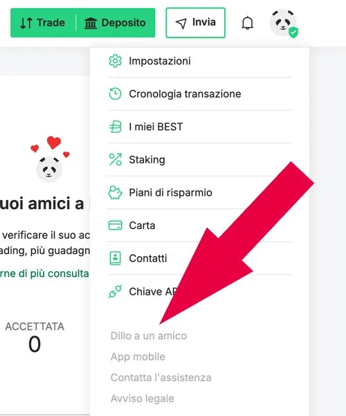 programma dillo a un amico bitpanda referal link bonus