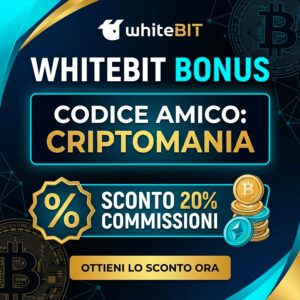 whitebit bonus sconto commissioni codice amico