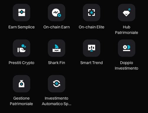 prodotti bitget earn