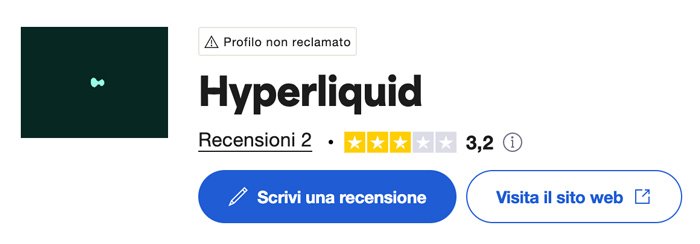 recensioni hyperliquid dex trustpilot