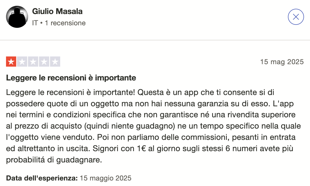 recensioni negative collecto