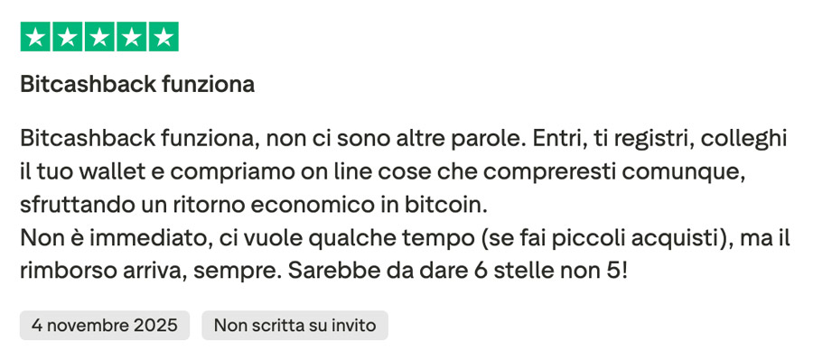 recensione bitcashback funziona
