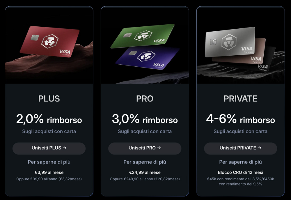 carte crypto.com basic pro plus private