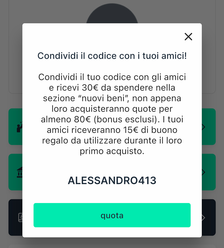 codice amico collecto 30 Euro bonus e 15 Euro credito