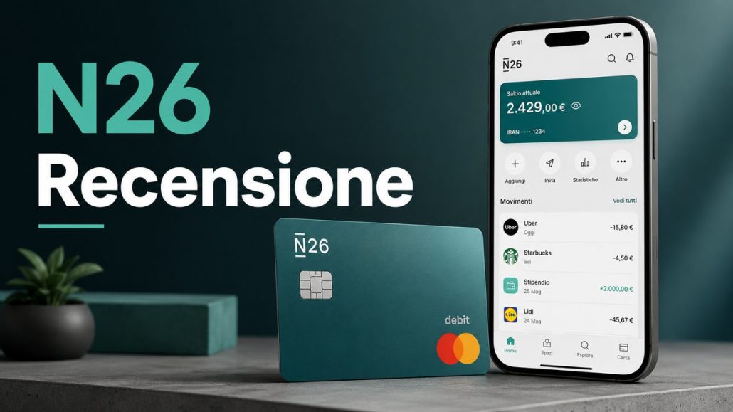 n26 recensione conto carta costi opinioni