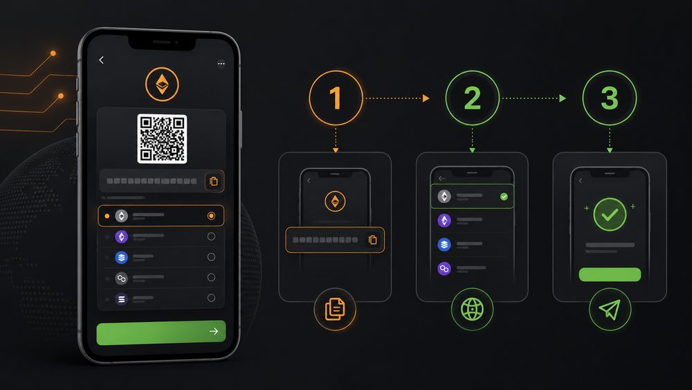 Trasferire le crypto da Binance a Bybit passo passo