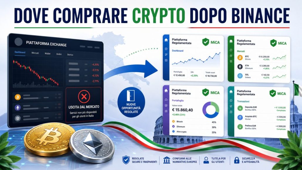 dove comprare crypto dopo binance