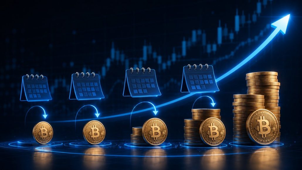 Piano di accumulo Bitcoin su Coinbase con acquisti ricorrenti