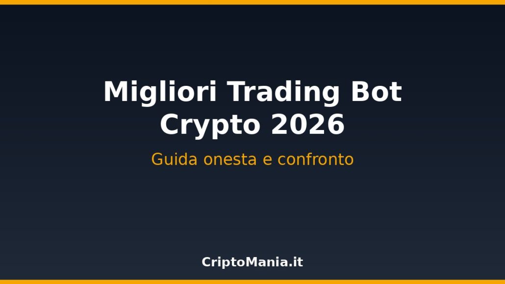 Migliori trading bot crypto 2026