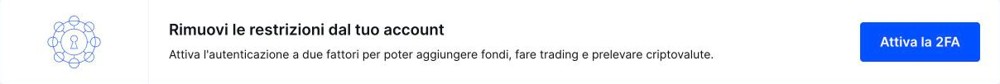bitvavo 2fa obbligatoria bitvavo 2fa obbligatoria